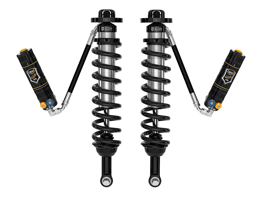 ICON Vehicle Dynamics 2021-2026 Ford Bronco, Front, 1.5-4” Lift, V.S. 2.5 Series Coilover Kit, Remote Reservoir w/ CDXS, Pair