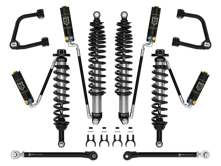ICON Vehicle Dynamics 2021-2026 Ford Bronco, Non-Sasquatch, 3-4" Lift, Stage 6 Suspension System, CDXS, Tubular, Heavy Rate Rear Springs