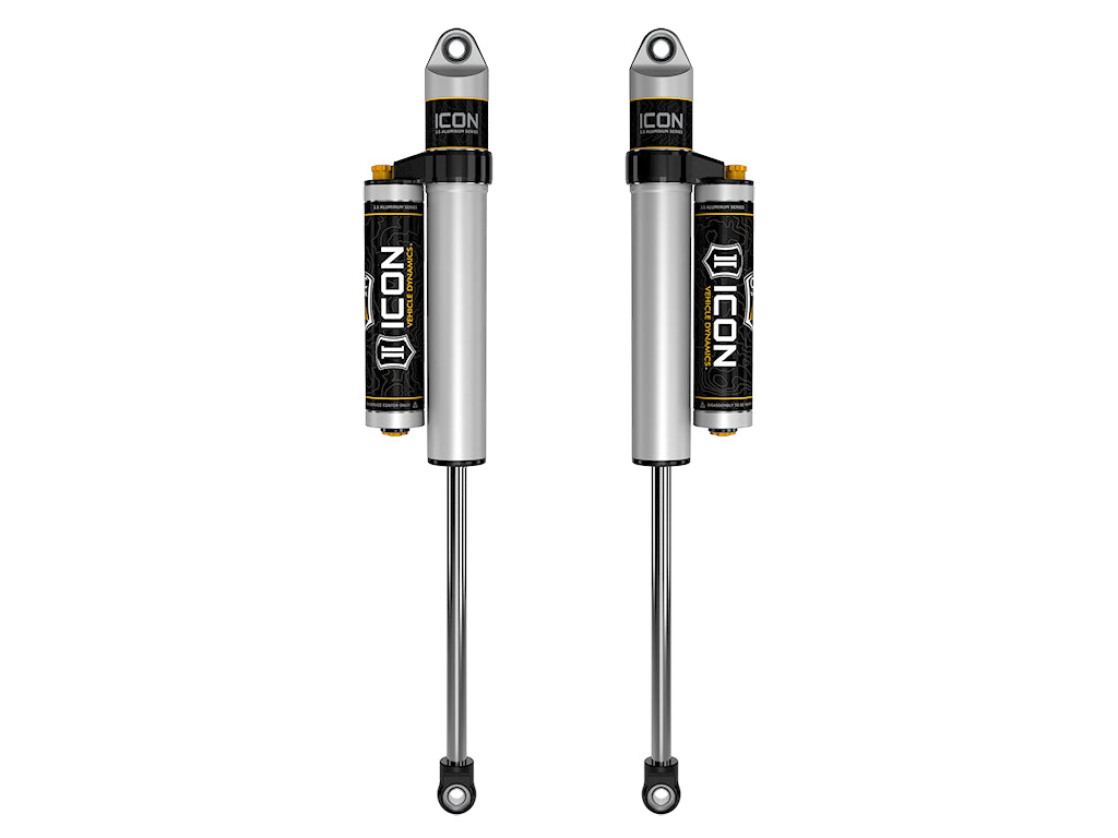 ICON Vehicle Dynamics 2001-Up GM 2500/3500 HD, 6-8” Lift, Rear 2.5 VS Piggyback/CDCV Shocks, Pair