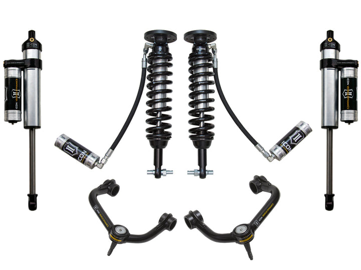 ICON Vehicle Dynamics 2014 Ford F-150 2WD, 1.75-2.63" Lift, Stage 4 Suspension System, Tubular