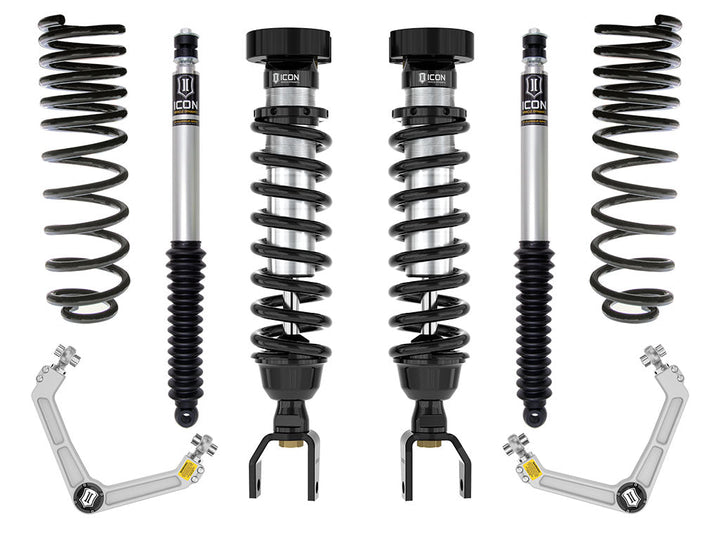 ICON Vehicle Dynamics 2019-2026 Ram 1500, 2-3" Lift, Stage 2 Suspension System, Billet