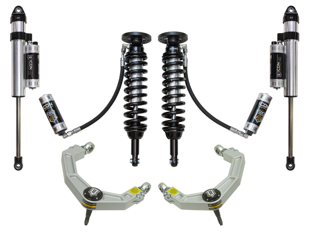 ICON Vehicle Dynamics 2009-2013 Ford F-150 4WD, 1.75-2.63" Lift, Stage 5 Suspension System, Billet