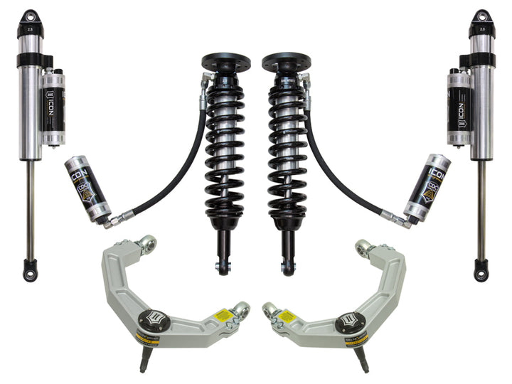 ICON Vehicle Dynamics 2009-2013 Ford F-150 4WD, 1.75-2.63" Lift, Stage 5 Suspension System, Billet