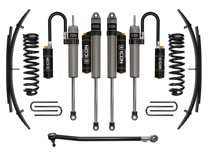 ICON Vehicle Dynamics 2020-2022 Ford F-250/F-350 Super Duty 4WD Diesel, 2.5" Lift, Stage 4 Suspension System w/ Expansion Packs