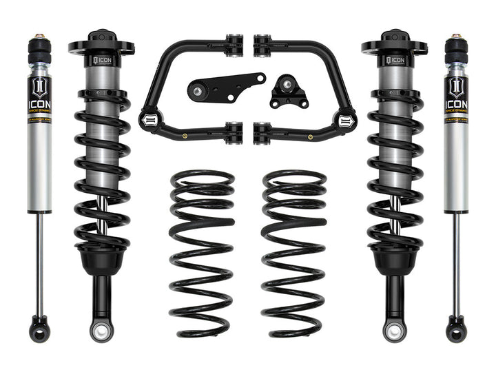 ICON Vehicle Dynamics 2024-2026 Toyota Tacoma 1.25-3" Lift, Stage 2 Suspension System, Tubular, Triple Rate Rear Springs