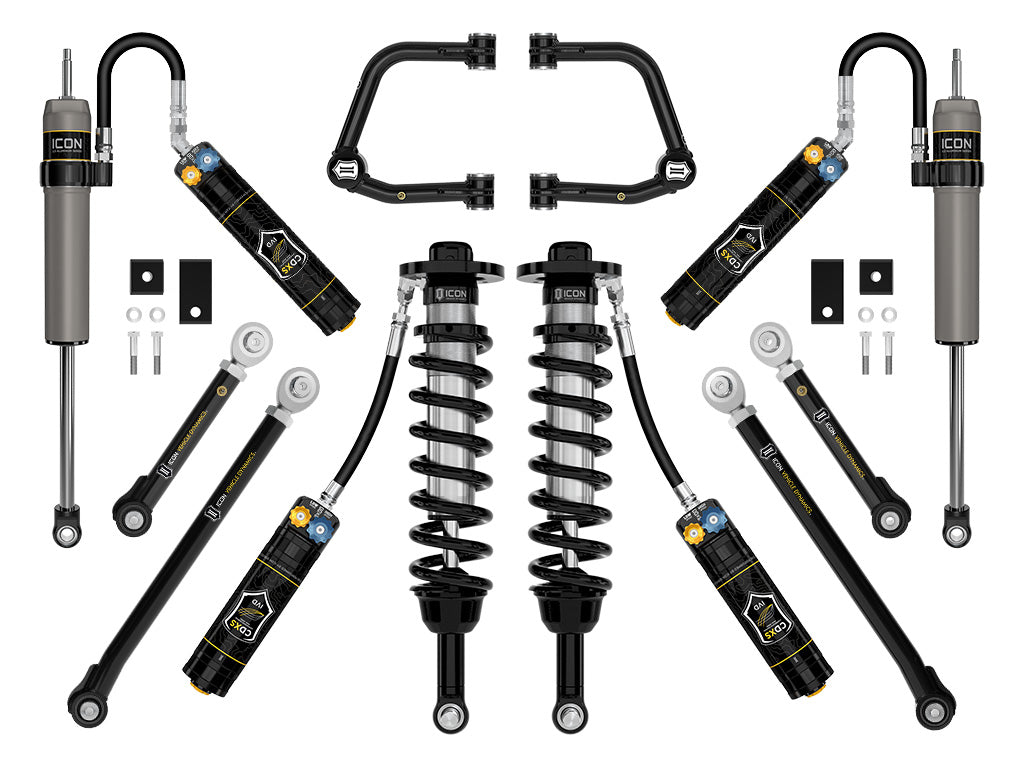 ICON Vehicle Dynamics 2022-2026 Toyota Tundra, 2-3.5" Lift, Stage 10, 2.5 Suspension System, Tubular, CDXS