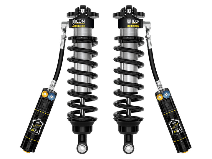 ICON Vehicle Dynamics 2022-2026 Toyota Tundra 1.25-3.25" Lift, V.S. 3.0 Series Front Coilover Kit, Remote Reservoir w/ CDXS, Pair