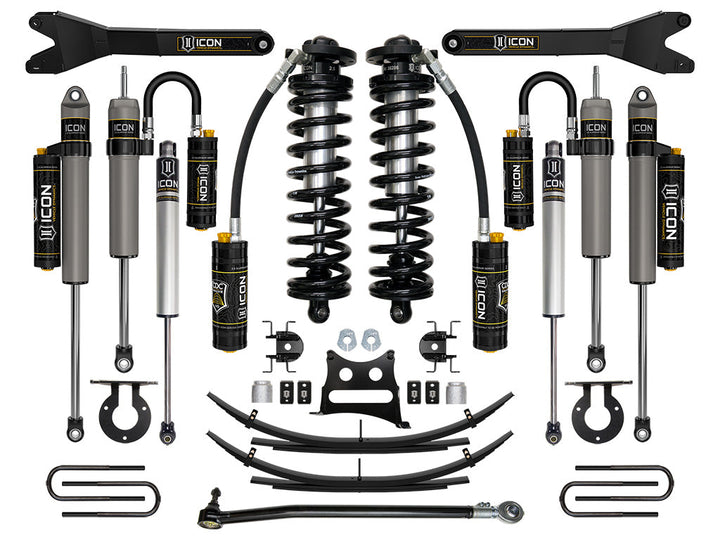 ICON Vehicle Dynamics 2017-2022 Ford F-250/F-350 Super Duty 4WD, 2.5-3" Lift, Stage 6 Coilover System w/ Expansion Packs