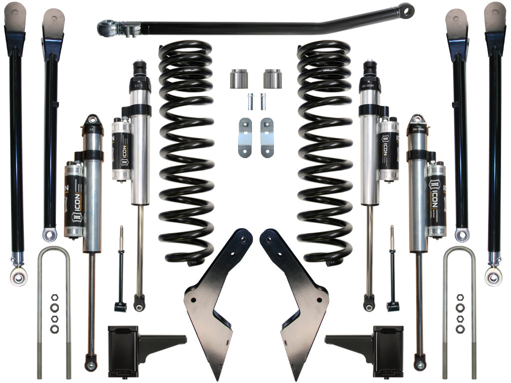 ICON Vehicle Dynamics 2005-2007 Ford F250/F350, 4.5" Lift, Stage 4 Suspension System