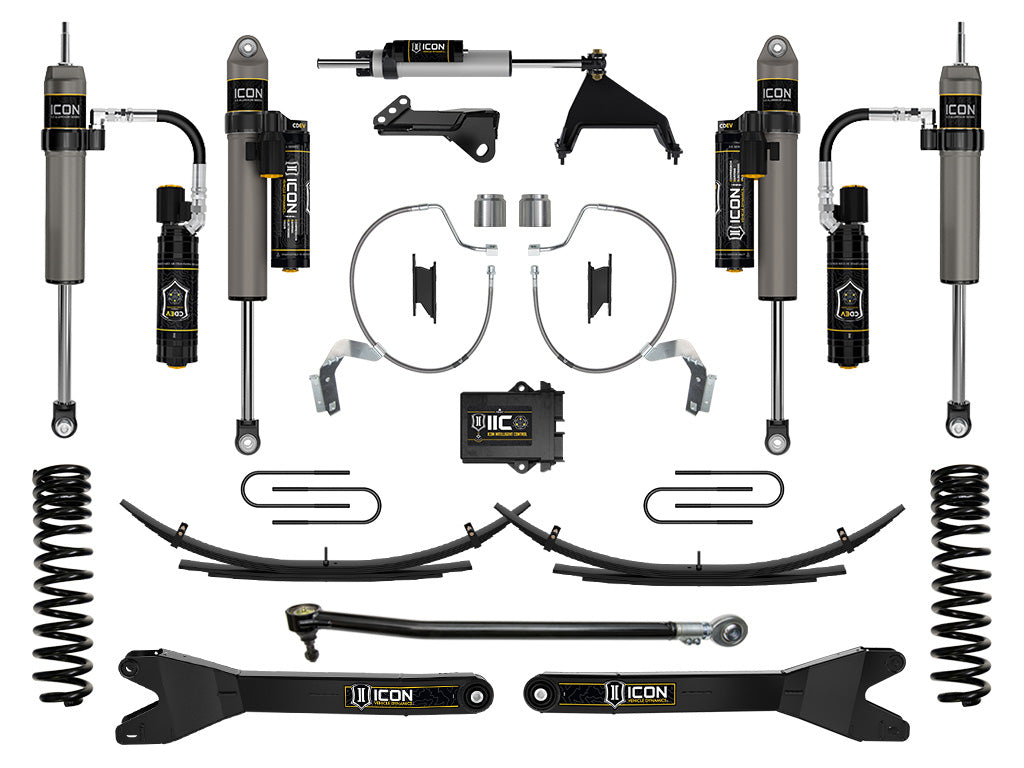 ICON Vehicle Dynamics 2023-2026 Ford F-250/F-350 Super Duty 4WD, Gas, 4.5" Lift, Stage 8 Suspension System w/ Radius Arms & Expansion Packs