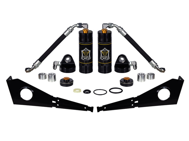 ICON Vehicle Dynamics 2005-2023 Toyota Tacoma, Front, Coilover Reservoir w/CDCV Upgrade Kit w/ Seals, Pair