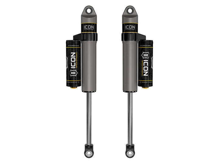 ICON Vehicle Dynamics 2023-2026 GMC Canyon/Chevrolet Colorado, 0-1” Lift, Rear, V.S. 2.5 Aluminum Series Shock Absorbers, Piggyback Reservoir, Pair