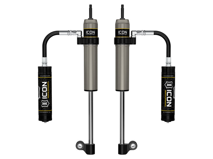 ICON Vehicle Dynamics 2005-2023 Toyota Tacoma, Rear, V.S. 2.5 Aluminum Series RXT Shock Absorbers, Remote Reservoir, Pair