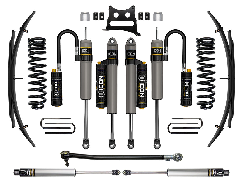 ICON Vehicle Dynamics 2020-2022 Ford F-250/F-350 Super Duty 4WD Diesel, 2.5" Lift, Stage 5 Suspension System w/ Expansion Packs