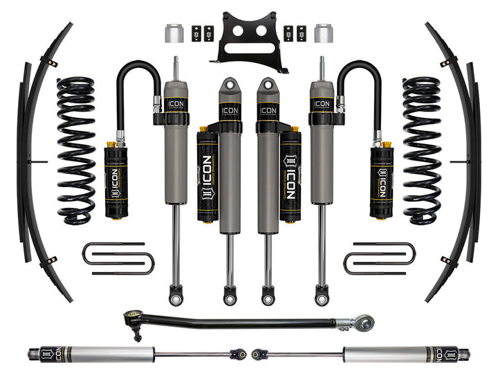 ICON Vehicle Dynamics 2020-2022 Ford F-250/F-350 Super Duty 4WD Diesel, 2.5" Lift, Stage 5 Suspension System w/ Expansion Packs