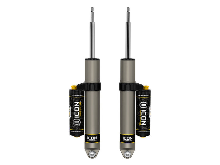 ICON 2014-2026 Ram 2500, 0" Lift Coil/3" Lift Air Ride, Rear, V.S. 2.5 Aluminum Series Shock Absorbers, Piggyback Reservoir w/ CDCV, Pair