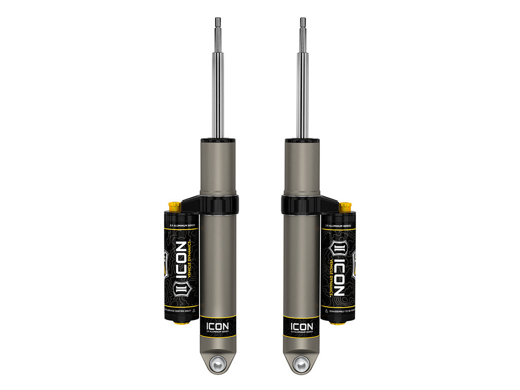 ICON Vehicle Dynamics 2014-2026 Ram 2500, 2" Lift, Rear, V.S. 2.5 Aluminum Series Shock Absorbers, Piggyback Reservoir w/ CDCV, Pair