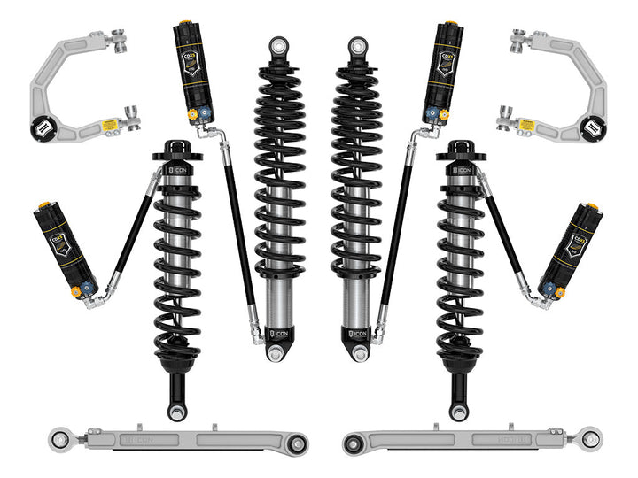 ICON Vehicle Dynamics 2021-2026 Ford Bronco, Sasquatch, 2-3" Lift, Stage 6 Suspension System, CDXS, Billet