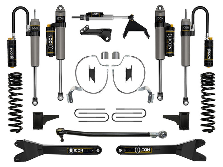 ICON Vehicle Dynamics 2023-2026 Ford F-250/F-350 Super Duty 4WD, Gas, 4.5" Lift, Stage 5 Suspension System w/ Radius Arms