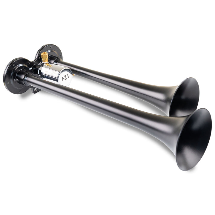 Kleinn ProBlaster HK2-1 Dual Black Horn Kit with 120 PSI Onboard Air - Universal - Model 102-1 horn
