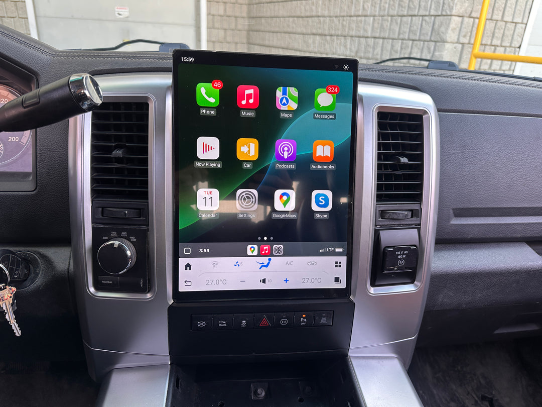 Ram 3500 Tesla Style Screen 2009-2012