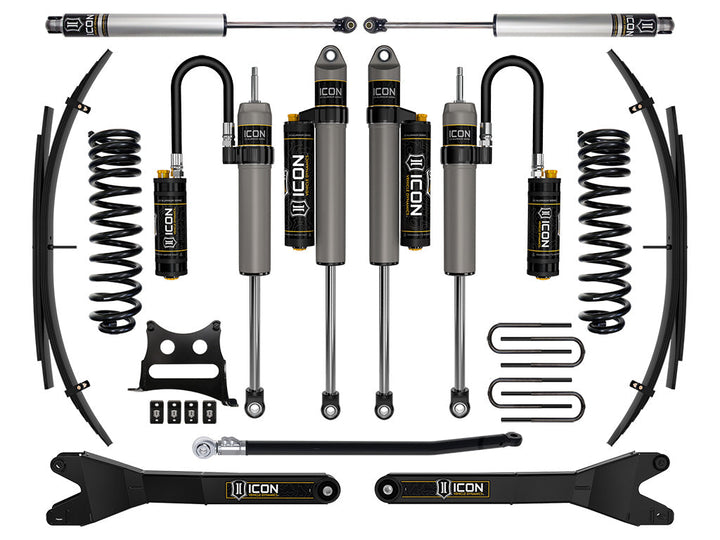 ICON Vehicle Dynamics 2011-2016 Ford F-250/F-350 Super Duty 4WD Diesel, 2.5" Lift, Stage 6 Suspension System w/ Expansion Packs