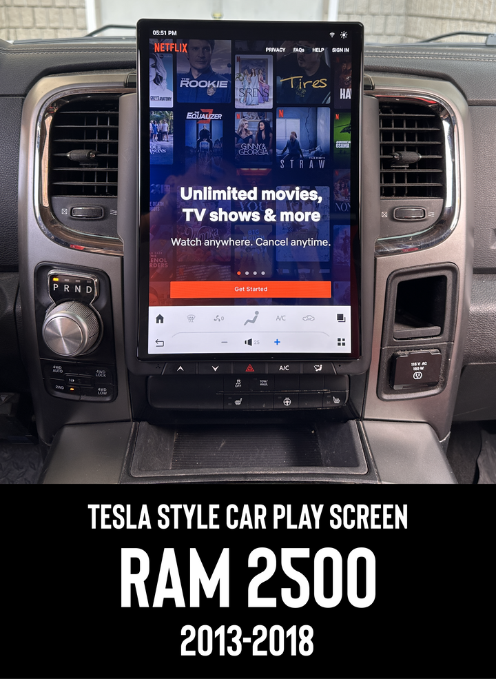 Ram 2500 Tesla Style Screen 2013-2018