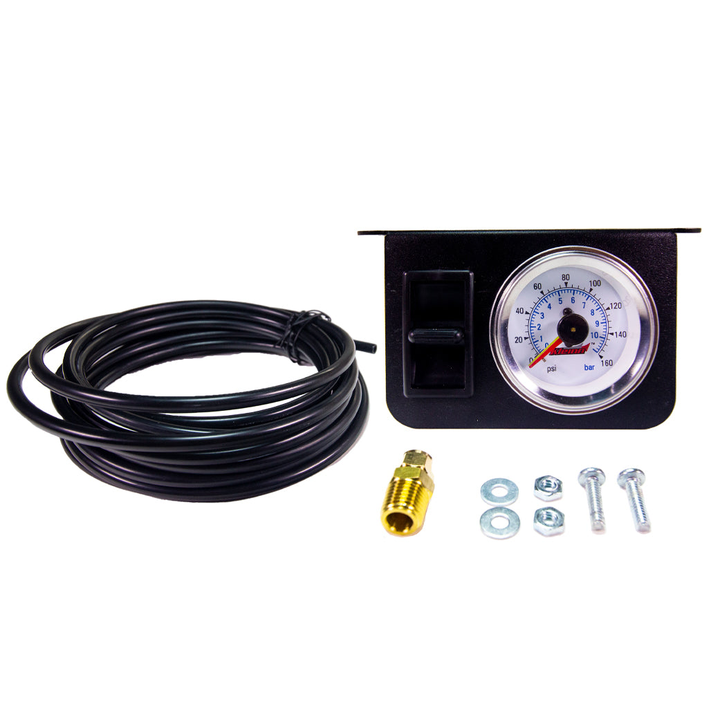 Kleinn Model 1304 Dual Needle Illuminated Panel Gauge - 160 PSI with On/Off Switch - image 1