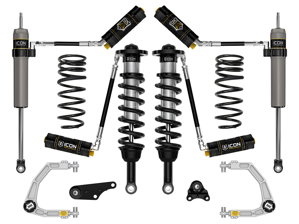 ICON Vehicle Dynamics 2024-2026 Toyota Tacoma 1.25-3" Lift, Stage 5 Suspension System, Billet, Overland Rear Springs
