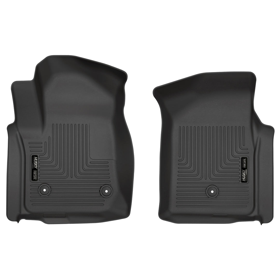 Husky Liners WeatherBeater Front Floor Liners - 2020-2027 Chevrolet Silverado 2500 HD Standard Cab