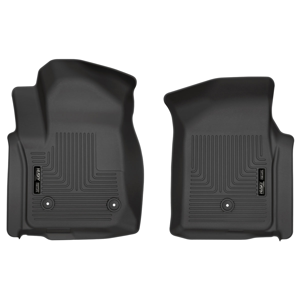 Husky Liners WeatherBeater Front Floor Liners - 2020-2027 Chevrolet Silverado 2500 HD Standard Cab