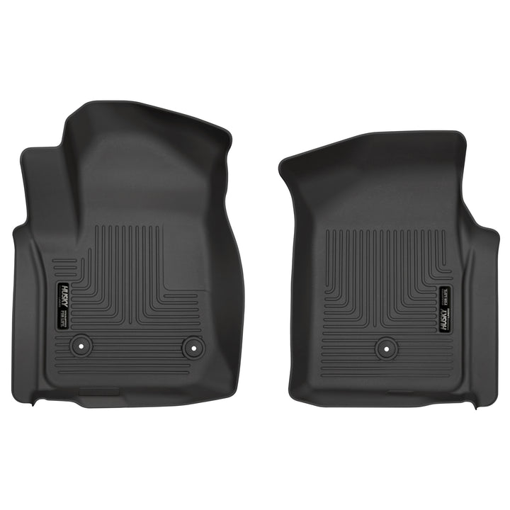 Husky Liners WeatherBeater Front Floor Liners - 2020-2027 Chevrolet Silverado 2500 HD Standard Cab