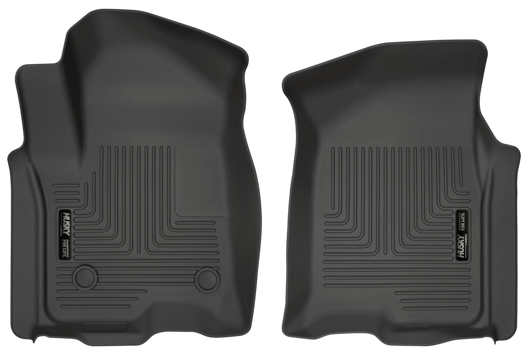 Husky Liners WeatherBeater Front Floor Liners - 2020-2027 Chevrolet Silverado 2500 HD