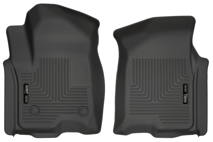 Husky Liners WeatherBeater Front Floor Liners - 2020-2027 Chevrolet Silverado 2500 HD