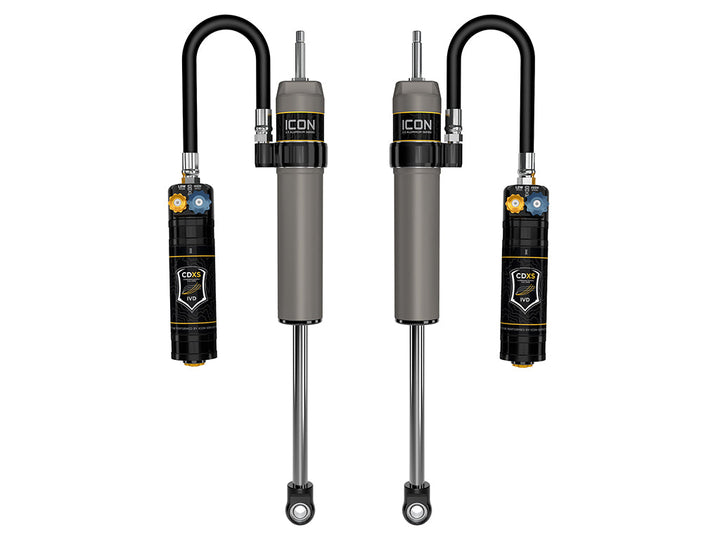 ICON Vehicle Dynamics 2025-2026 Toyota 4Runner, 0-3” Lift, Rear, V.S. 2.5 Aluminum Series Shock Absorbers, Remote Reservoir w/ CDXS, Pair