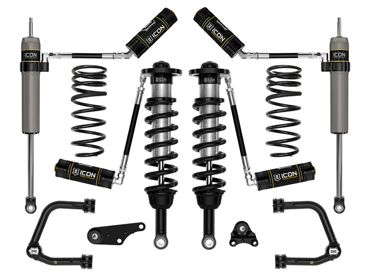 ICON Vehicle Dynamics 2024-2026 Toyota Tacoma 1.25-3" Lift, Stage 4 Suspension System, Tubular, Overland Rear Springs