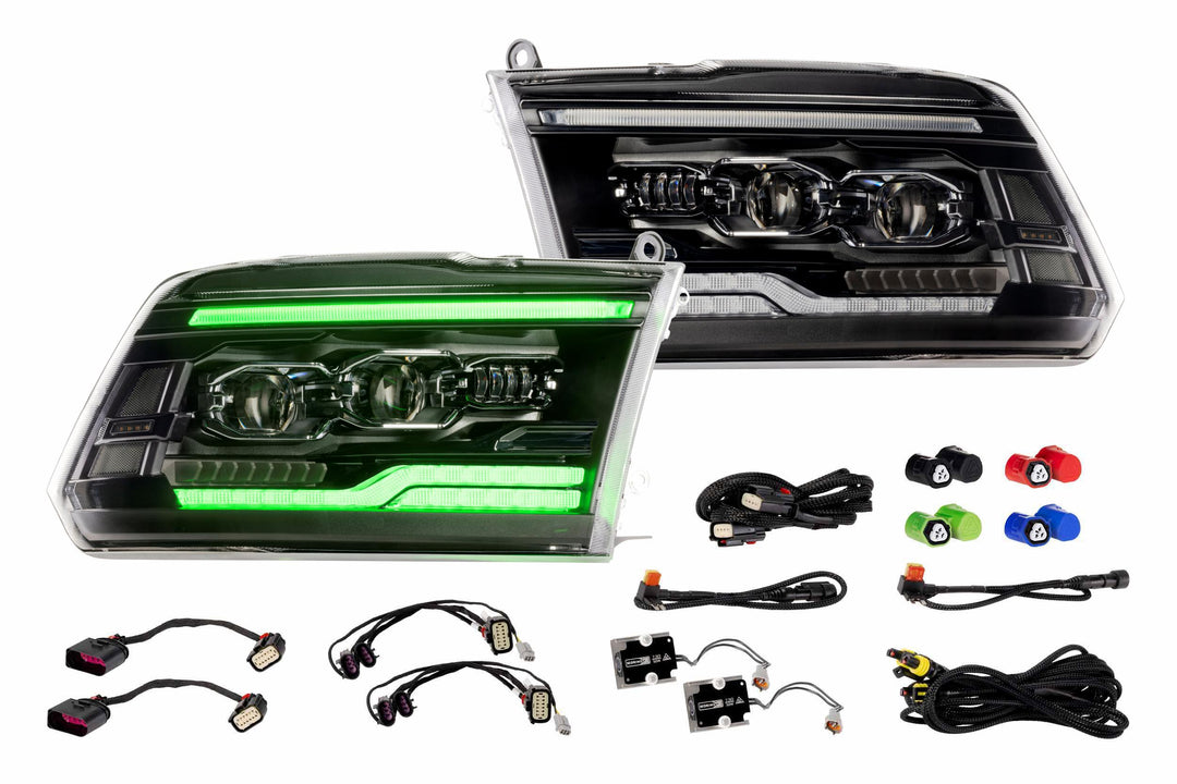 Morimoto XRGB Evo LED Headlights | 2009-2018 Ram 1500 &amp; 2019-2024 Ram 1500 Classic