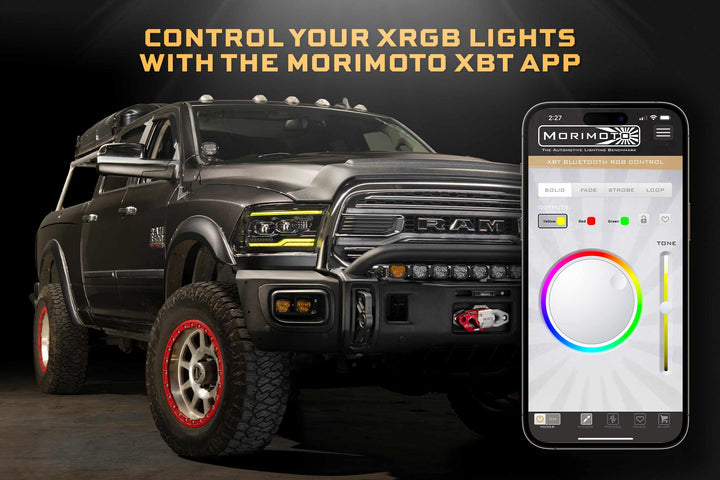 Morimoto XRGB Evo LED Headlights | 2009-2018 Ram 1500 &amp; 2019-2024 Ram 1500 Classic