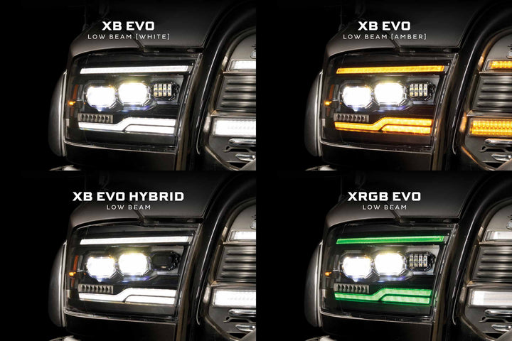 Morimoto XRGB Evo LED Headlights | 2009-2018 Ram 1500 &amp; 2019-2024 Ram 1500 Classic