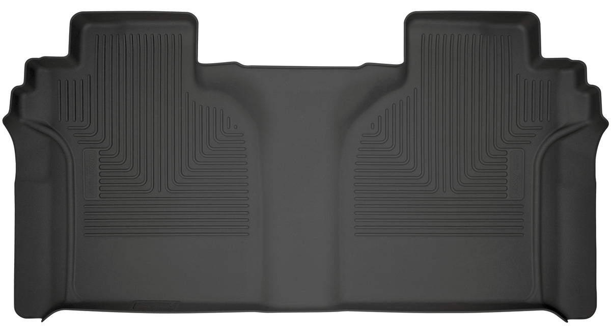 Husky Liners WeatherBeater 2nd Seat Floor Liner - 2020-2026 Chevrolet Silverado 2500 HD Crew Cab