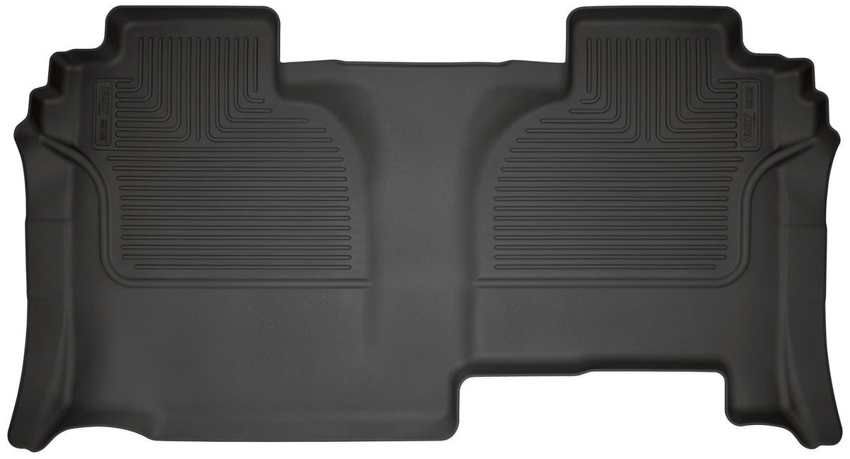 Husky Liners WeatherBeater 2nd Seat Floor Liner - 2020-2027 Chevrolet Silverado 2500 HD Double Cab