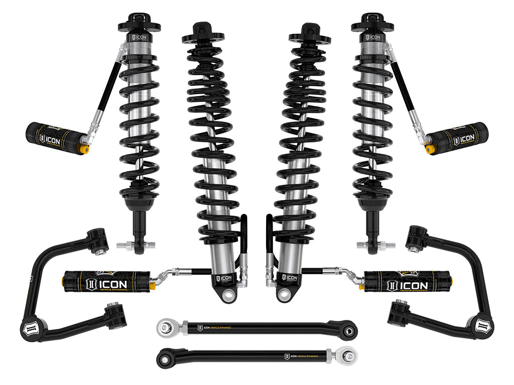 ICON Vehicle Dynamics 2021-2026 Ford Bronco, Non-Sasquatch, 3-4" Lift, Stage 6 Suspension System, CDCV, Tubular