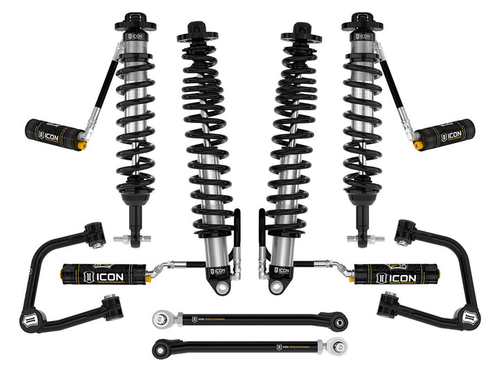 ICON Vehicle Dynamics 2021-2026 Ford Bronco, Non-Sasquatch, 3-4" Lift, Stage 6 Suspension System, CDCV, Tubular, Heavy Rate Rear Springs