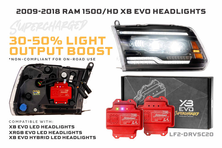 Morimoto XB Evo LED Headlights | 2009-2018 Ram 1500 &amp; 2019-2024 Ram 1500 Classic