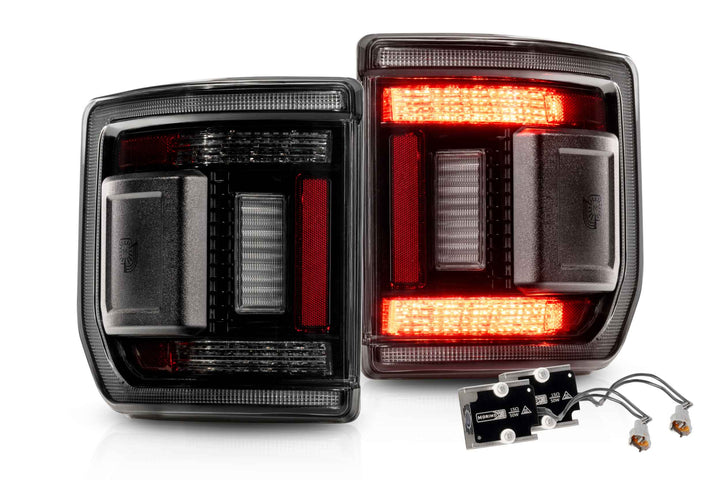 Morimoto 20-26 Jeep Gladiator JT XB LED Low Profile Tail Lights (Smoked)