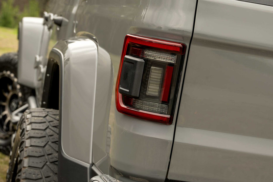 Morimoto 20-26 Jeep Gladiator JT XB LED Low Profile Tail Lights (Red)