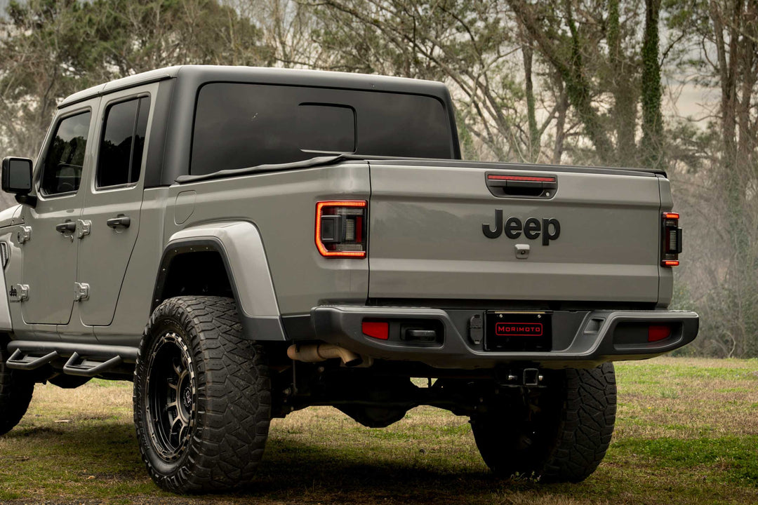 Morimoto 20-26 Jeep Gladiator JT XB LED Low Profile Tail Lights (Red)