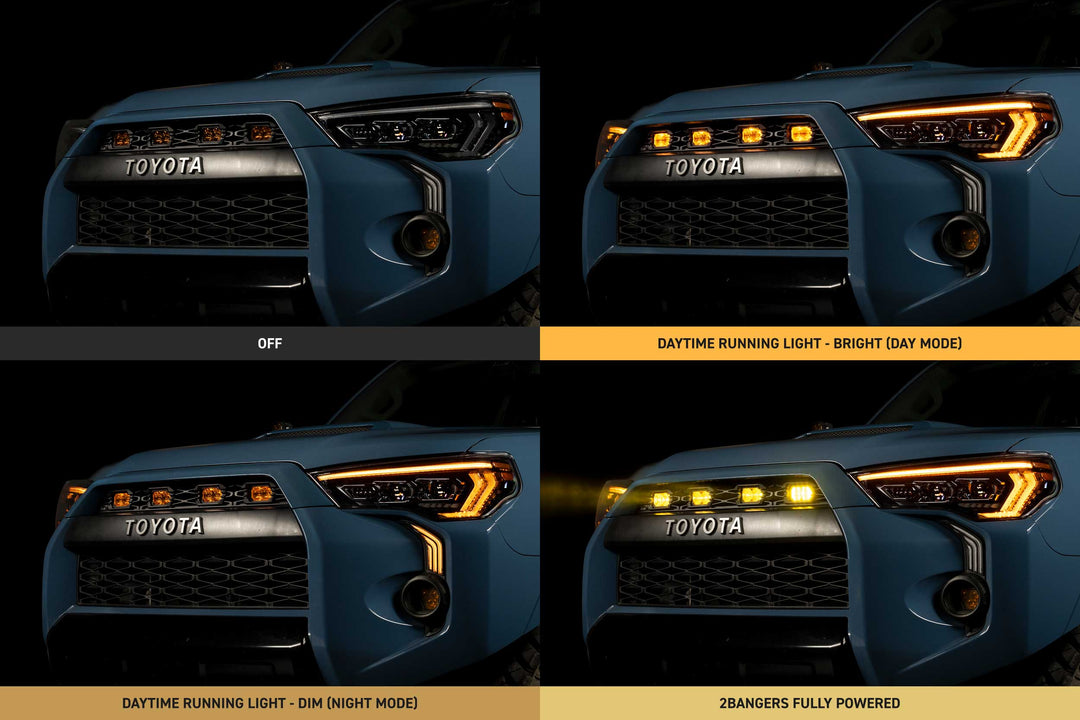 Morimoto 14-24 Toyota 4Runner XBG LED DRL Grille