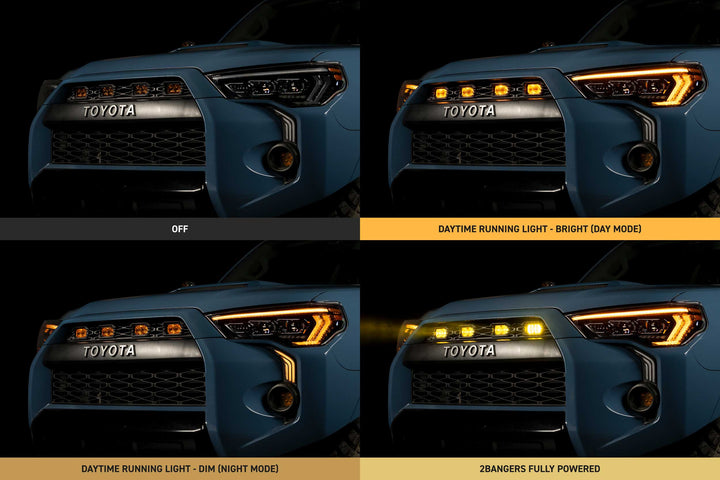 Morimoto 14-24 Toyota 4Runner XBG LED DRL Grille