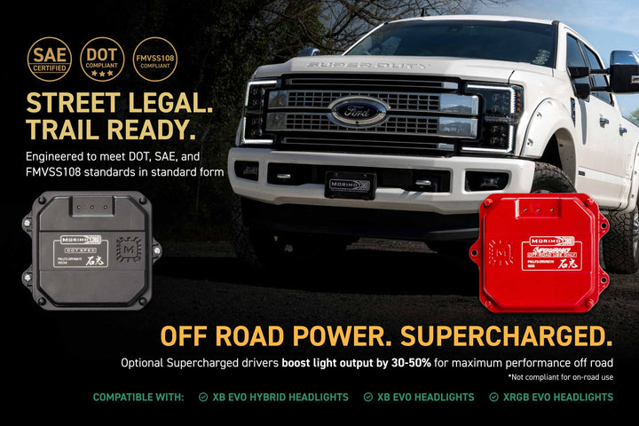 Morimoto XB Evo Hybrid LED Headlights | 2017-2019 Ford Super Duty